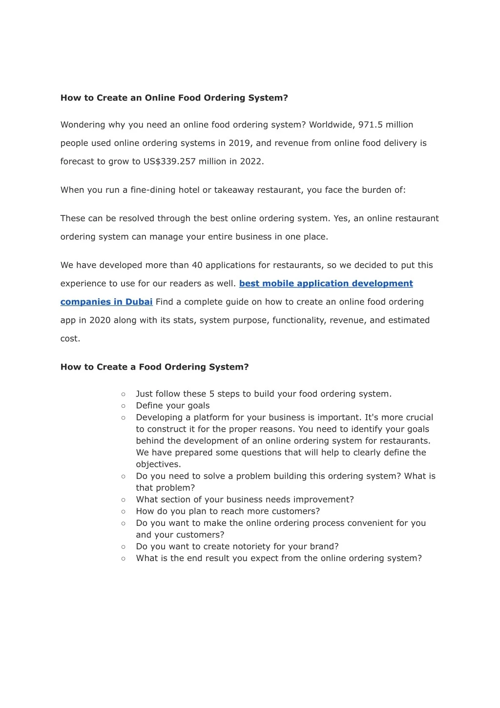 PPT - How to Create an Online Food Ordering System - 2022 - Google Docs ...