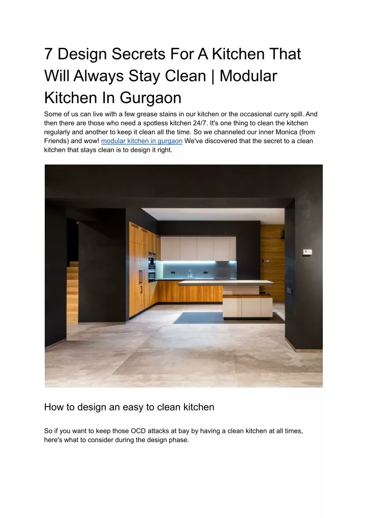 7 design secrets for a kitchen that will always