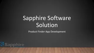 sapphire software solution