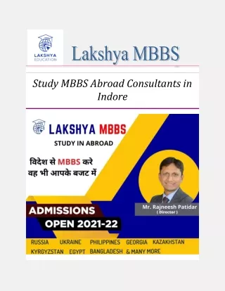Study MBBS Abroad Consultants in Indore