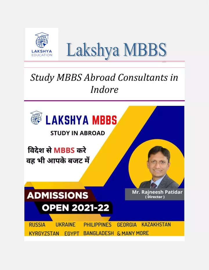 study mbbs abroad consultants in indore