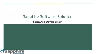 sapphire software solution