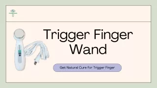 The Best Natural Treatment for Trigger Finger | Trigger Finger Wand