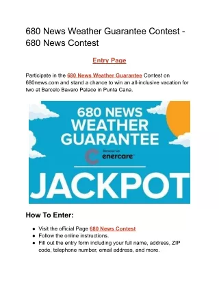 680 News Contest