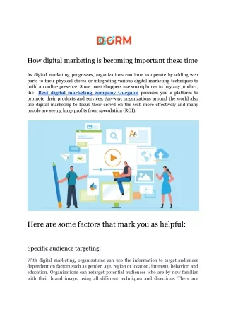 how digital marketing is becoming important these
