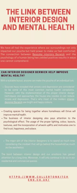 The Link Between Interior Design And Mental Health