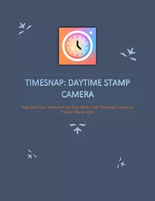 add datetime watermark on your photo with