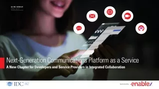 Next-Generation Communications Platform as a Service