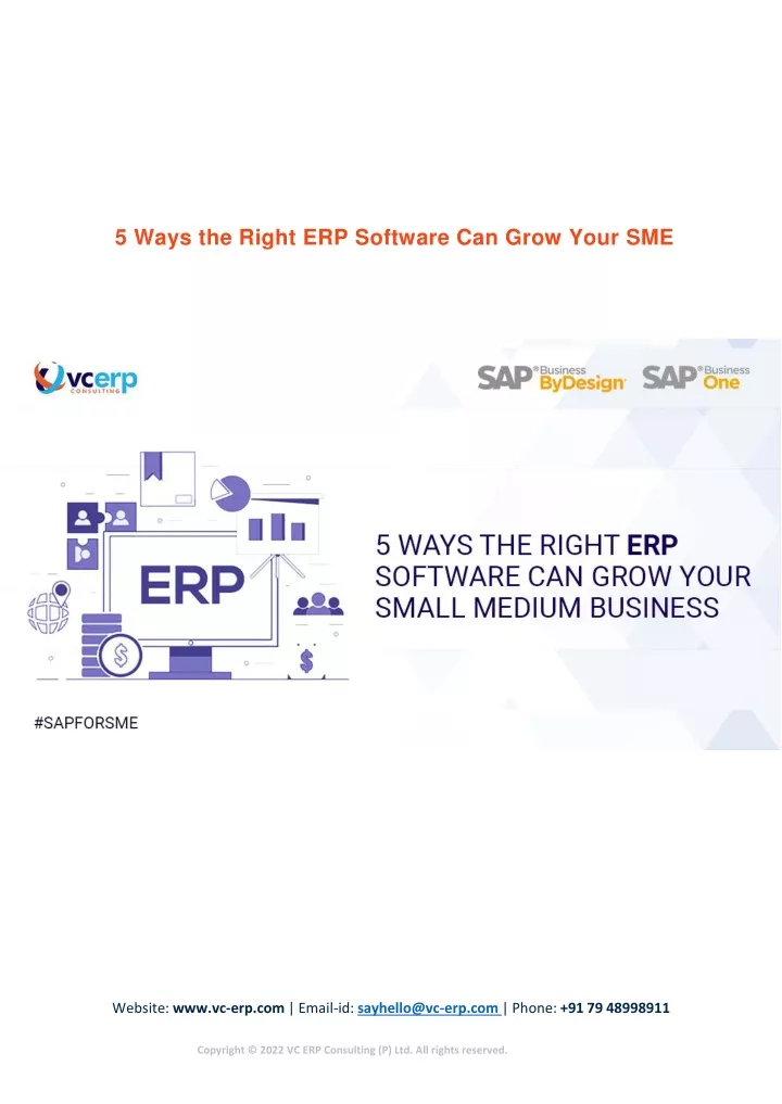 5 ways the right erp software can grow your sme