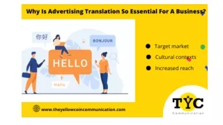 Why Is Advertising Translation So Essential For A Business
