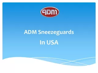 adm sneezeguards