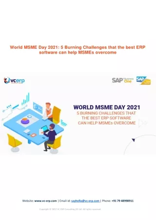 world msme day 2021 5 burning challenges that