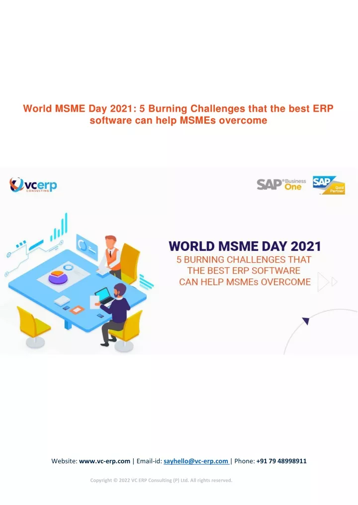 world msme day 2021 5 burning challenges that