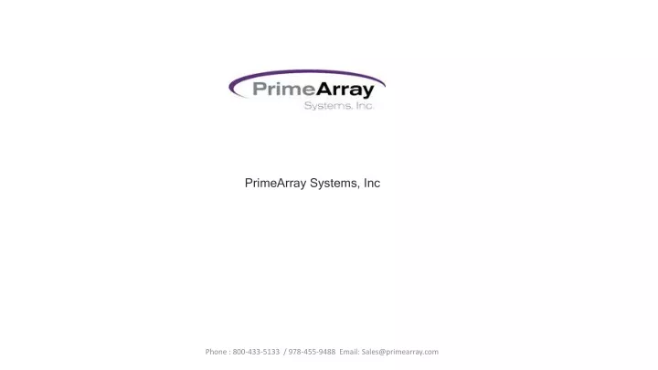 primearray systems inc