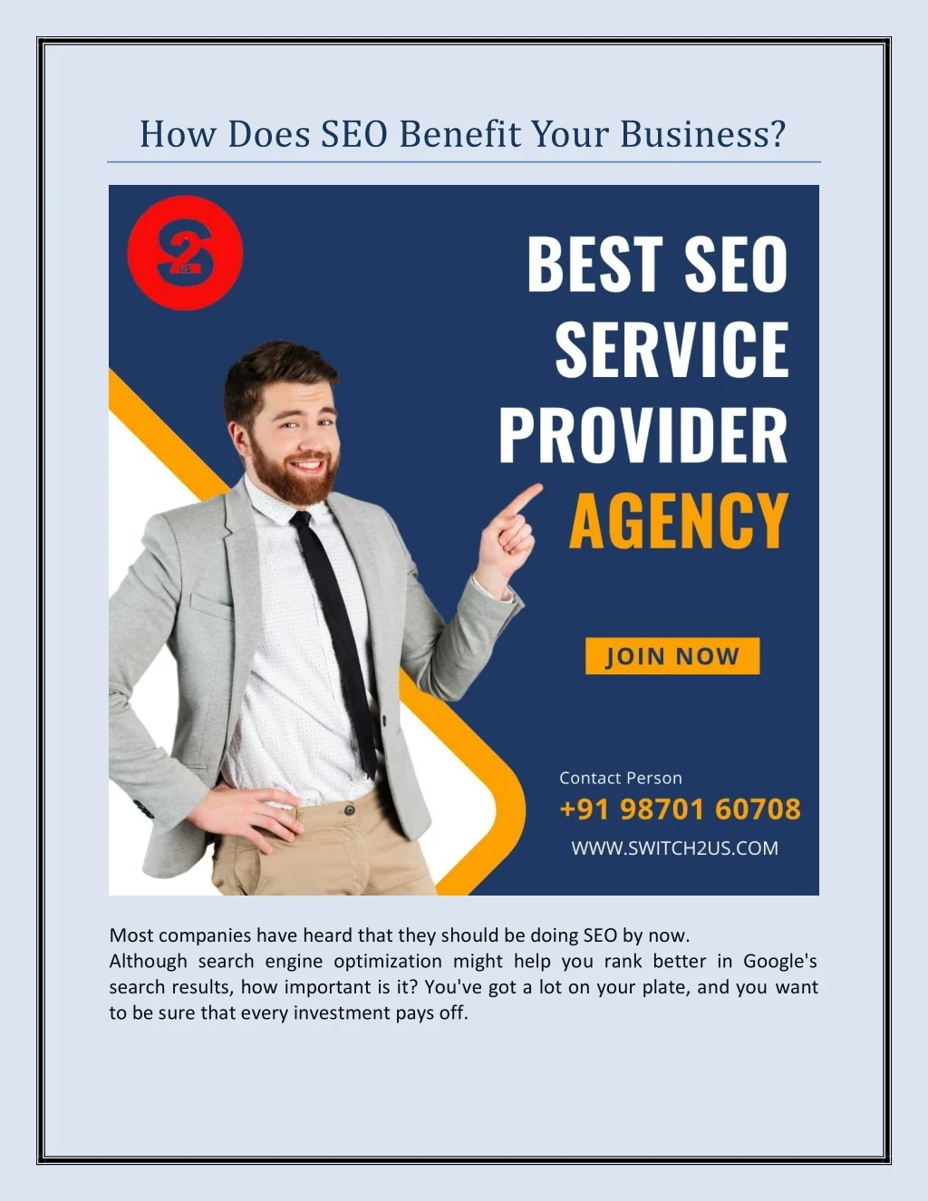 PPT - How Does SEO Benefit Your Business PowerPoint Presentation, free ...