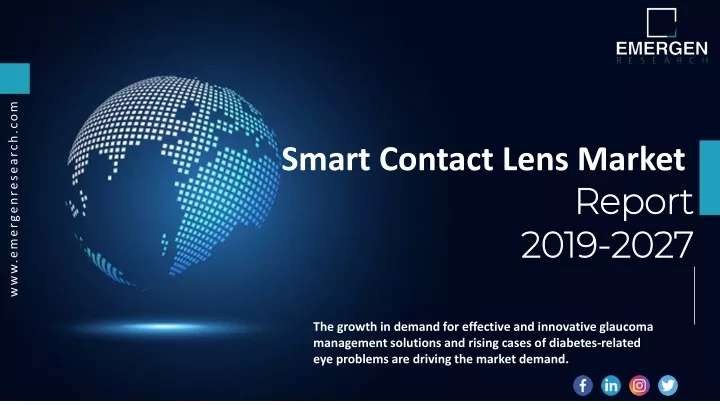 smart contact lens market report 2019 2027