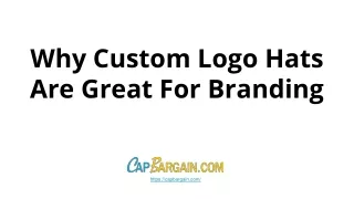 why custom logo hats are great for branding