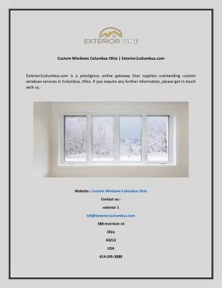 custom windows columbus ohio exterior1columbus com