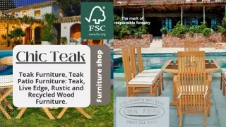 Buy Teak Patio Furniture | Chic Teak