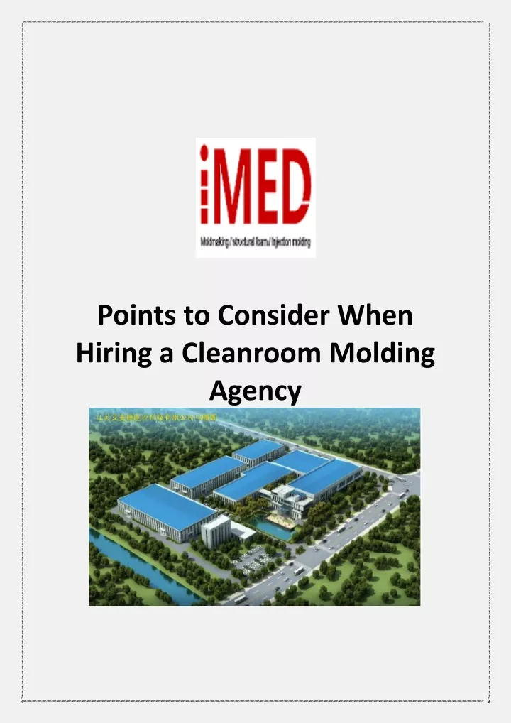 points to consider when hiring a cleanroom
