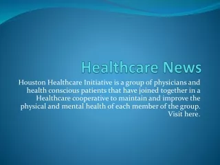 Healthcare News