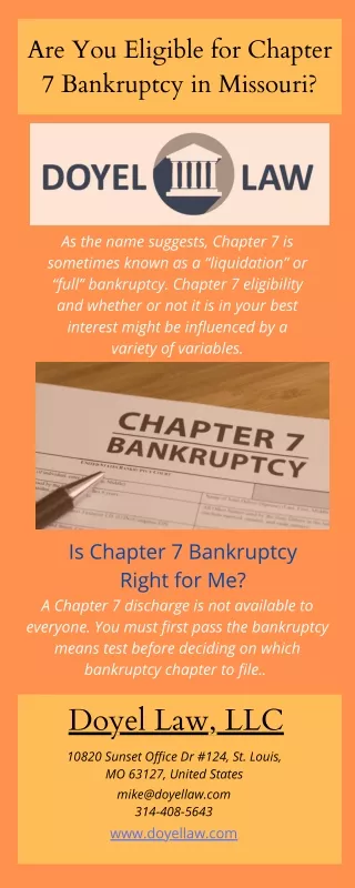 Sunset Hills Bankruptcy Attorney for Chapter 7