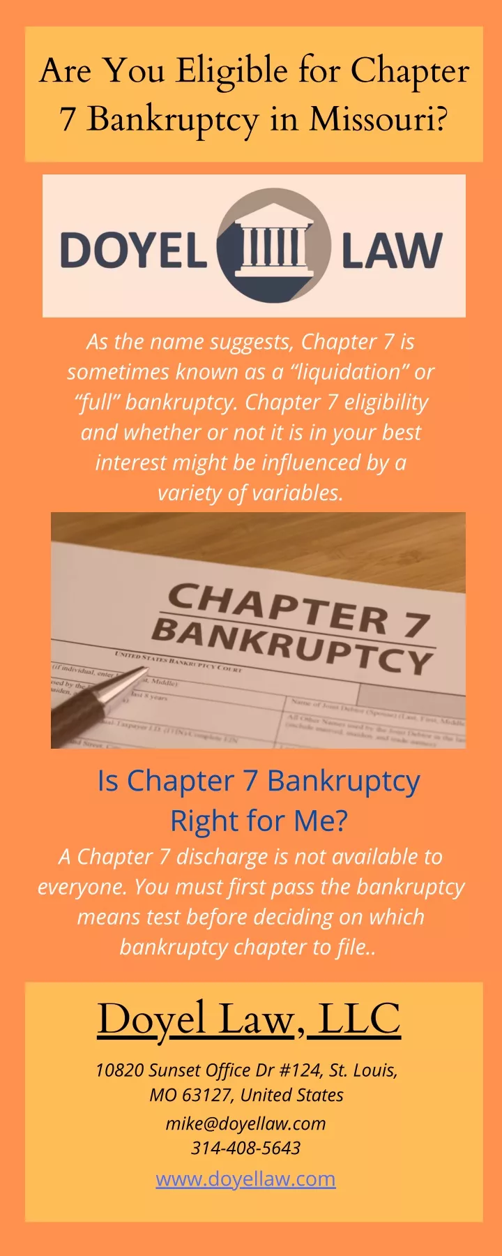 are you eligible for chapter 7 bankruptcy