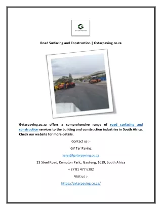 road surfacing and construction gvtarpaving co za