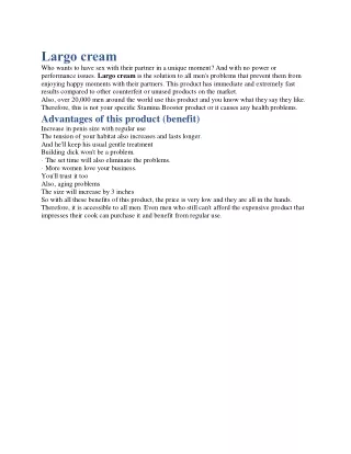 largo cream who wants to have sex with their