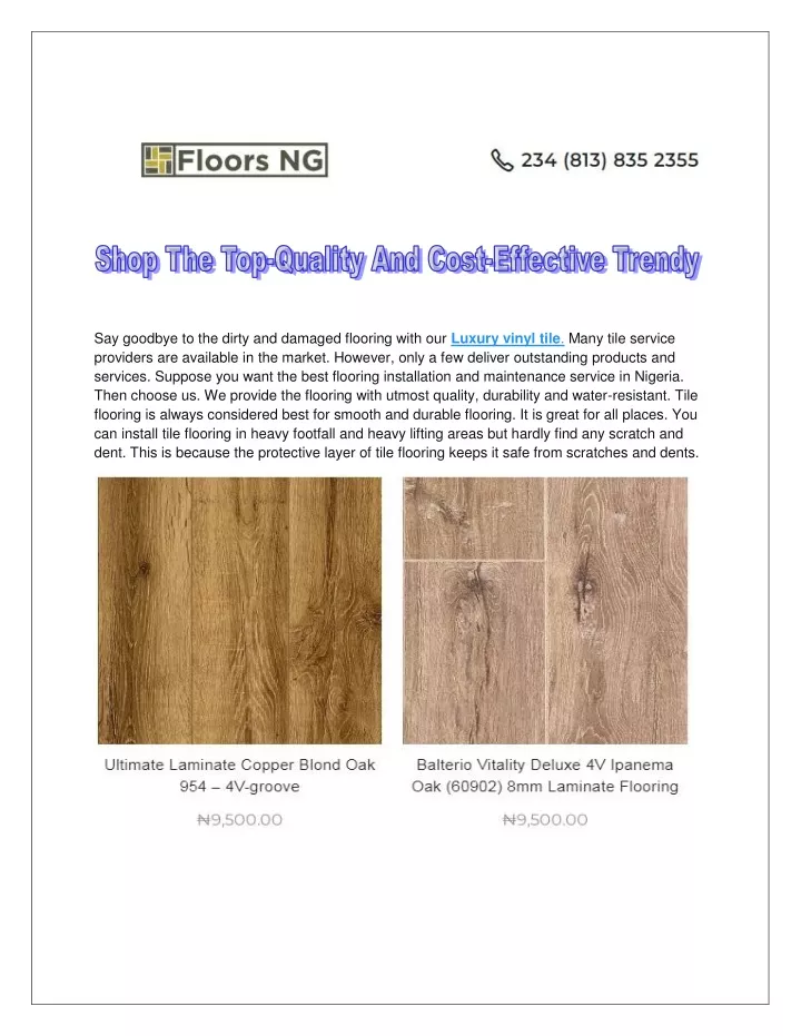 say goodbye to the dirty and damaged flooring