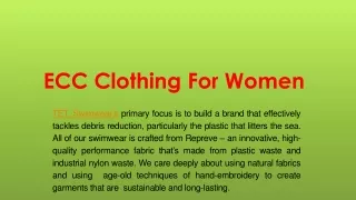 ECO Clothing For Women