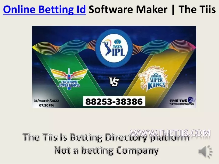 online betting id software maker the tiis