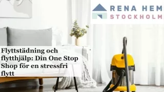 Flyttstädning Stockholm Fast Pris