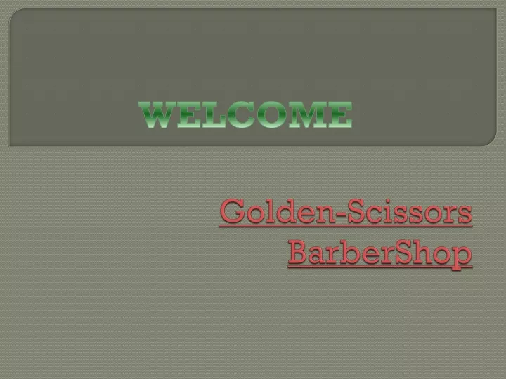 golden scissors barbershop