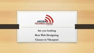 Are you looking Best Web Designing Classes in Vikaspuri