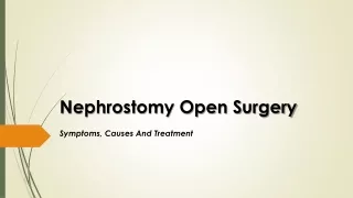 Nephrostomy Open Surgery
