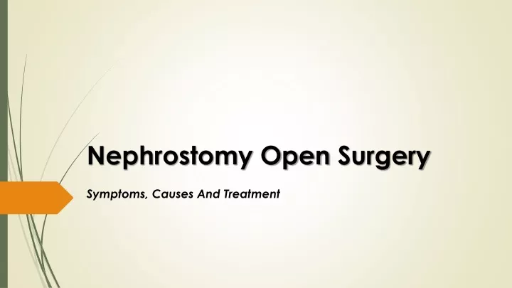 nephrostomy open s urgery
