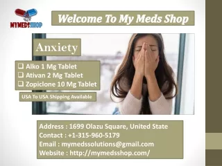 welcome to my meds shop