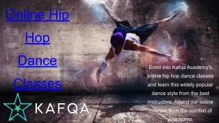 Online Hip Hop Dance Classes | KAFQA Academy