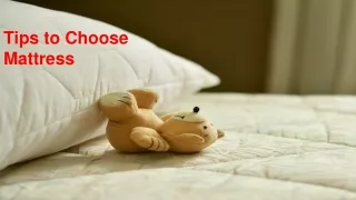 Tips to Choose Mattress
