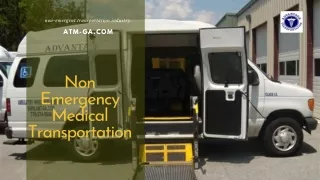 Non Emergency Medical Transportation