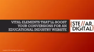 vital elements that ll boost your conversions for an educational industry website