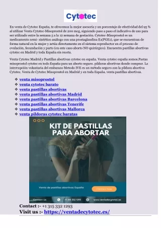 venta pastillas abortivas