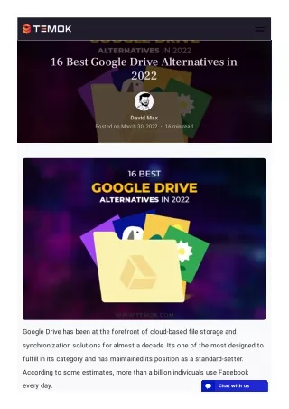 16 best google drive alternatives in 2022