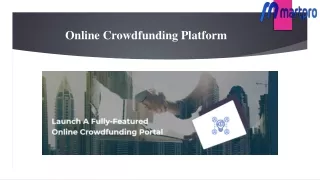 Online Crowdfunding Platform