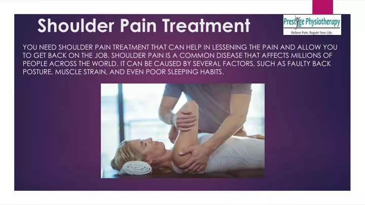 shoulder pain treatment