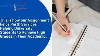 this is how our assignment helps perth services