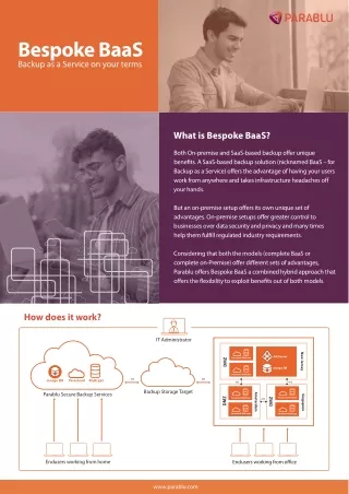 Enterprise Backup solutions | Cloud Backup Solutions - Parablu