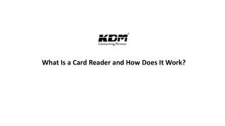 What Is a Card Reader and How Does It Work?