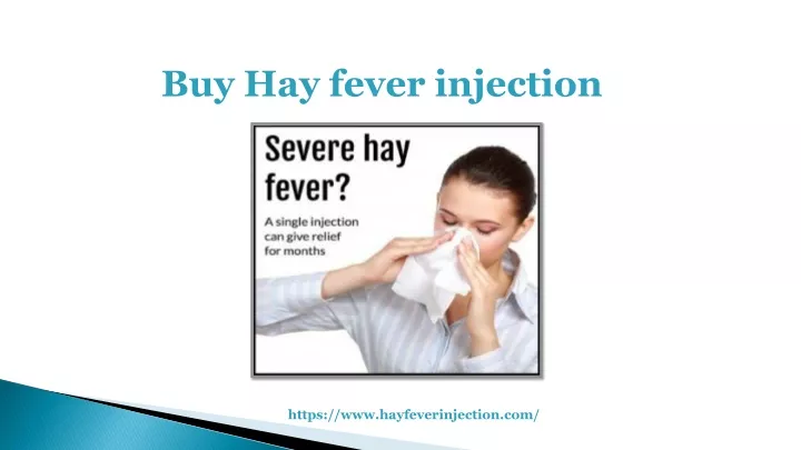 buy hay fever injection